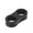 AN4 BLACK, variant on 1Pcs Universal AN4 AN6 AN8 AN10 Billet Fuel Water Hose Tube Seprator Divider Clamp aluminum line separator