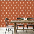 thumbnail image 5 of S4Sassy Tribal Star Wallpaper - Brown Wall Covering, 25" x 240" Self-Adhesive Textured Vinyl Walls Paper, Wallwrap, Easy DIY Wall Covering For Boho aesthetic wall decor, Living Room, Living Spaces, 5 of 9