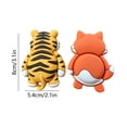 thumbnail image 3 of Cute Animal Wall Protection Pads Set, Silicone Door Stopper Silencer, Furniture Safe Guard for Door Handle and Refrigerator, Funny Home Decor for Walls and Cabinet, Housewarming Gift, 3 of 6