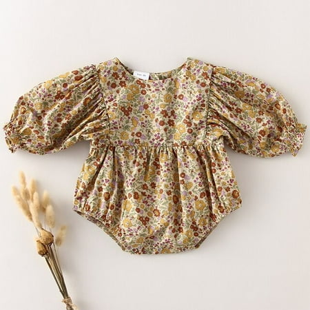 

DanceeMangoos New Fashion Baby Girl Clothes Summer Cotton Linen Cute Toddler Girls Jumpsuit For 0-2Y Baby Girl Clothing