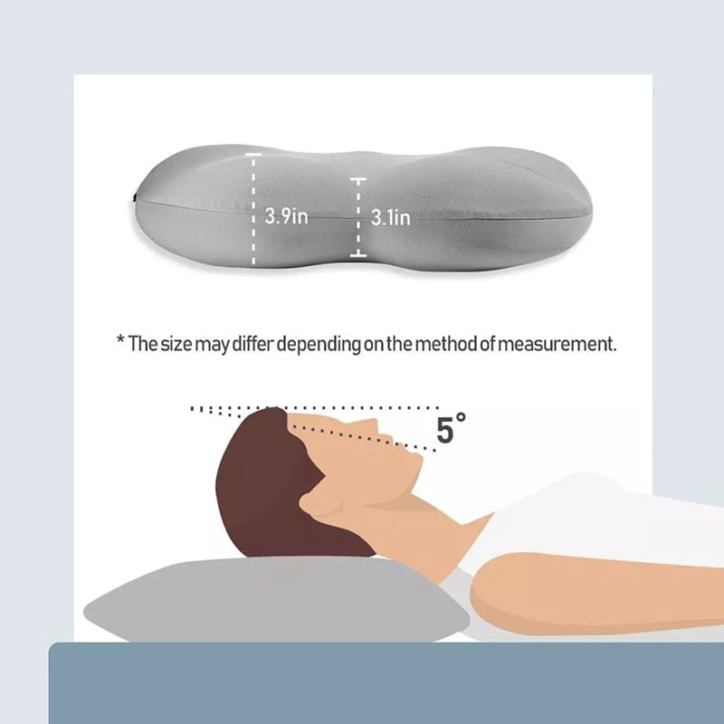 Sonbest All Round Sleep Pillow,Deep Sleep Addiction 3D Ergonomic  Pillow,Washable Memory Foam Sleep Pillow,Micro Airball Pillow for Neck  Pain,Side 