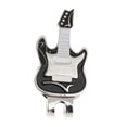 thumbnail image 3 of Clip estándar con r de bola de guitarra electrónica Negro + blanco shamjiam Marcador de pelota de golf, 3 of 7