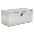 thumbnail image 1 of EDTara Lockable Aluminum Toolbox Chest, Heavy Duty Diamond Plate Storage Organizer With Keys for Trucks, Rvs, and Trailers, 1 of 6