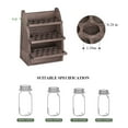 thumbnail image 5 of Wooden Essential Oils 4-Tier Holder High Capacity Nail polish Shelf,Brown, 5 of 5
