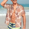 thumbnail image 5 of Picia Mushrooms2 Gentle Cotton Regular Fit Short Sleeve Casual Hawaiian Shirt for Men-XX-Large, 5 of 9