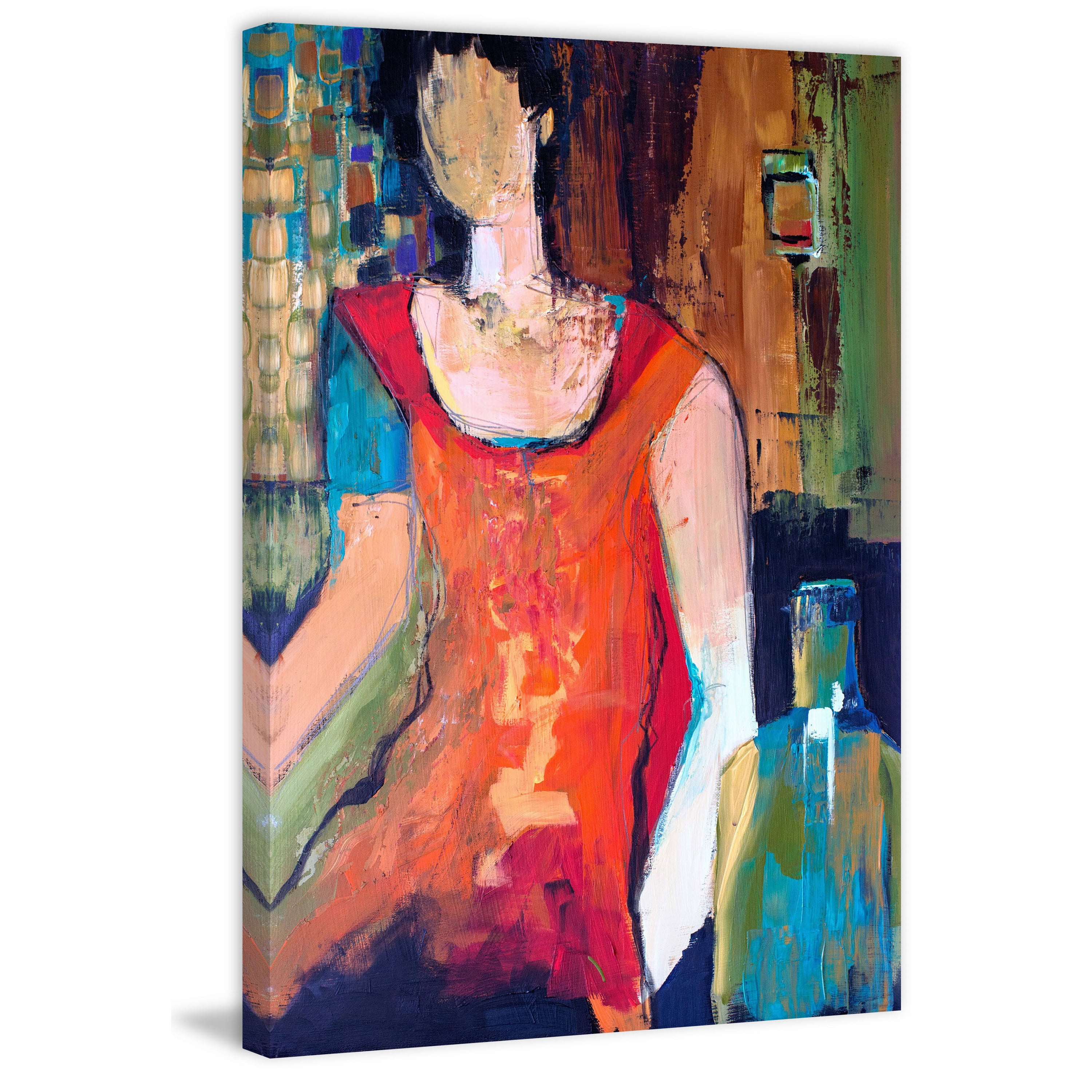 "A Quiet Sunday" Painting Print on Wrapped Canvas