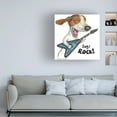 thumbnail image 3 of Danny Gordon Art 'Basset Hound Dogs Rock' Canvas Art, 3 of 3
