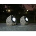 thumbnail image 5 of Luz solar de jardín de simulación, luz de jardín al aire libre, foco de decoración de césped y jardín al aire libre (luz blanca, luz cálida, ajustable en dos niveles) JM, 5 of 5