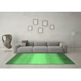 thumbnail image 3 of Ahgly Company Indoor Rectangle Abstract Emerald Green Modern Area Rugs, 7' x 9', 3 of 4