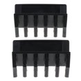 thumbnail image 2 of MERIGLARE 2 Pcs Self-adhesive Cable Clips Holder Desktop Cable Winder Organizer Black, 2 of 8