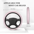 thumbnail image 3 of Balery Pink Disco Ball Fundas elásticas antideslizantes para volante, funda protectora universal para hombre y mujer, 15 pulgadas, accesorios para coche., 3 of 6