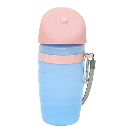 

Portable Foldable Cat Outdoor Walking Dog Water Bottle Leakproof Drinking Cup