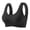 Black, variant on Seamless Mastectomy Bra Women Full Coverage Wireless Post-Surgery Bra for Silicone Breast Inserts