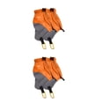 thumbnail image 4 of Polainas para piernas Eigraketly a prueba de polvo 20D recubiertas de silicona Naranja 2Conjunto, 4 of 6