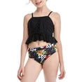 thumbnail image 1 of Nituyy Parent-Child Bikini Set Ruffle Camisole and Panty Swimsuit Summer, 1 of 6