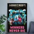 thumbnail image 5 of Movie Poster A Minecraft Movie - Group Wall Poster 2025 Size 24''x36'' - Kiloa, 5 of 5