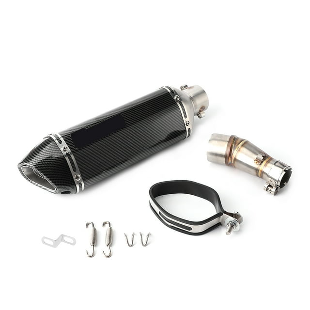 Exhaust Tube,Exhaust System MidPipe SlipOn Motorcycle Exhaust System Stainless Steel Exhaust Pipe Advanced Technology