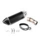 thumbnail image 2 of Pipado Medio De Escape De La Motocicleta, Torque Grande 304 Slip De Escape De Acero Inoxidable En Silenciador De 14.6 Pulgadas De Largo Para El Reemplazo Del Automóvil Para Z250, 2 of 7