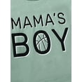 thumbnail image 4 of CARETOO Toddler Boy Clothes Summer Casual Sports Outfits Fabric Cotton Set Short Sleeve T Shirt Tee Denim Pants, 4 of 11