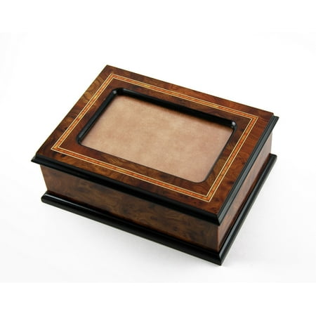 Handcrafted Contemporary Italian Picture Photo Frame Music Jewelry Box - Too Ra Loo Ra (Irish Lullaby)
