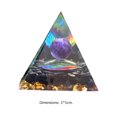 thumbnail image 3 of Pirámide De Cristal Decoración Pirámide de orgonita de 5 cm Heal Reiki Orgone Generador de energía Piedra de cristal (H), 3 of 4