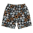 thumbnail image 3 of Uemuo Colorful Screws Pattern Men's Swim Trunks Hawaiian Beach Bathing Suit Swimsuits Beach Quick-Dry Shorts with Pockets-XX-Large, 3 of 9