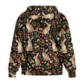 thumbnail image 5 of Uorisanigo Cute Bunny Flower Womens Oversized Hoodies Sweatshirts with Pocket Comfortable Oversized Casual Sweatshirts Size XS Lightweight Warm Fall Outfits Casual Comfy Tops, 5 of 7