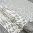 thumbnail image 5 of Couristan 2.25' x 7.75' Flatwoven Checkered Rectangular Area Throw Rug Runner - Gray and White, 5 of 6