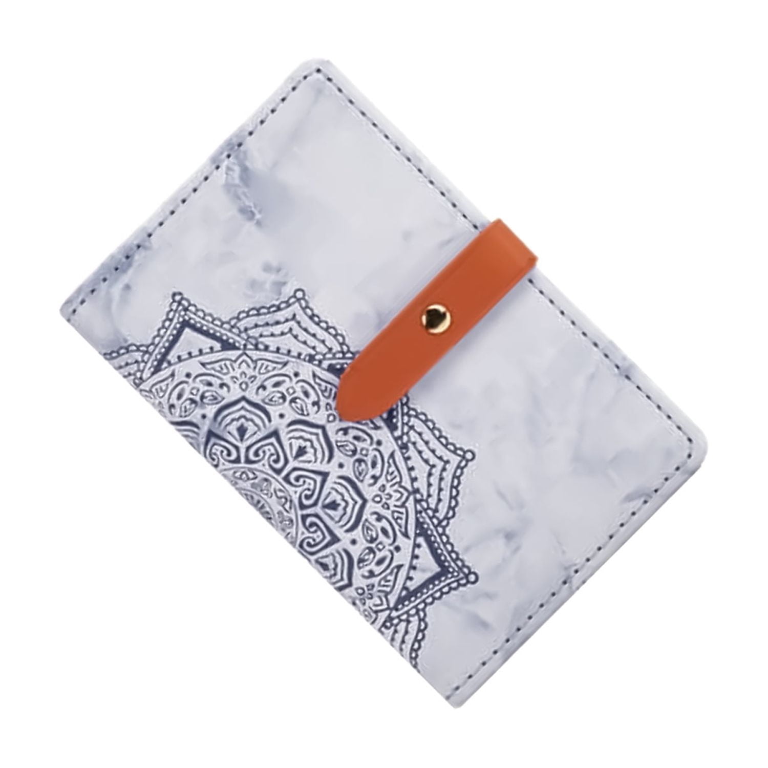 Universal Back Mount Leather Card Sleeve for Phones - Purple