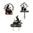 thumbnail image 4 of Halloween Decorations Outdoor, Witch Garden Stakes with Pumpkins, Decorative Yard Signs for Outside Garden Lawn Patio Party, 4 of 4