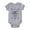Gray, variant on Boys Girls Short Sleeve Letter Prints Romper Bodysuits Clothes Onesie Toddler Baby Leisure Clothing