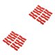 thumbnail image 3 of Eigraketly Paquete de 6 3g Barra de equilibrio de raqueta de tenis Reemplazo portátil Equilibrador de tiras de energía ponderadas en forma de H Rojo 2piezas, 3 of 6