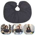 thumbnail image 2 of Shisuyan Hair Dressing Cape Black 1Set 34.58X29.08X0.08In Polyester Pongee, 2 of 8
