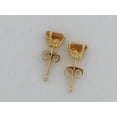 thumbnail image 4 of Ahansh Jewels Round Cut Yellow Citrine Stud Earring For Women's 925 Sterling Silver, 4 of 4