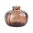 thumbnail image 2 of Racsoh Brown Glass Pumpkin Vase, Transparent Hydroponic Flower Vessel, Thanksgiving Table Centerpiece, for Dried Fresh Flowers Home Decor (Brown), 2 of 6