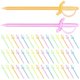thumbnail image 3 of Cocktail Picks with Sword Shape for Party Use Assorted Color FoodGrade Material Safe and 200pcs, 3 of 5