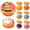 Dumpling Mystery Squishy with Box - Orange Scented Rainbow, variant on Dumpling Mystery Squishy with Box, Random 1 of 7 Colors, Mystery Bear Dumpling Edition, Squeeze Sensory for Holiday Birthday Party Favor Gifts