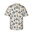 thumbnail image 4 of Xecao Snake print Hawaiian shirt - a stylish short-sleeve button-down for men, perfect for casual beach and tropical outings., 4 of 9