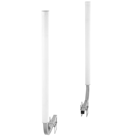 48'' Adjustable Marine Trailer Guide Poles, Pair of PVC-Coated Steel Supports for Boat, Kayak & Jet Ski Loading, Universal Fit, 2024 Model