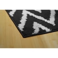 thumbnail image 5 of NXT-GEN Distressed Zig-Zag Olefin Area Rug, 5 of 8