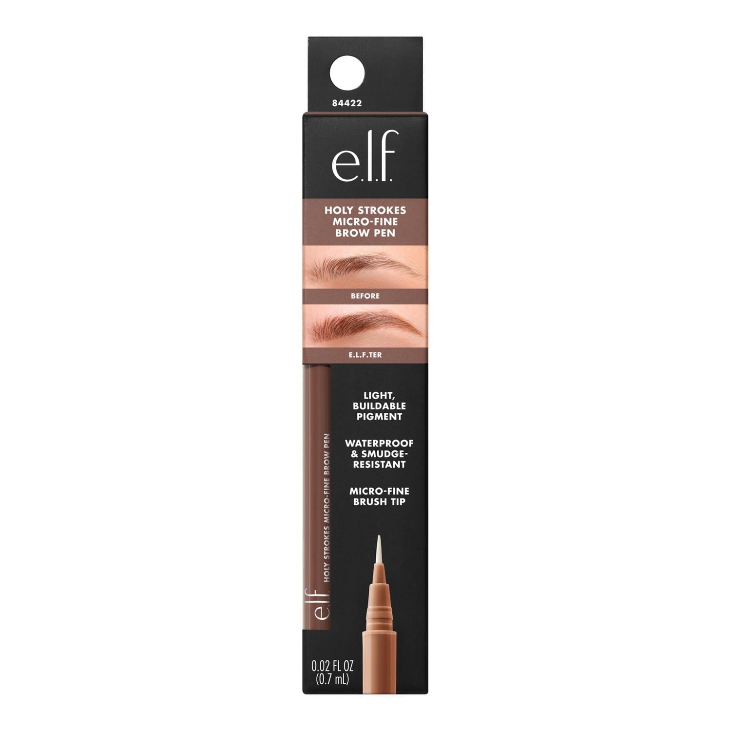 e.l.f. Cosmetics Holy Strokes Micro-Fine Brow Pen, Waterproof formula