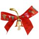 thumbnail image 1 of Lazo de árbol de Navidad, adornos navideños, campanas, Mini Bowkont Haing colgante, hogar, jardín, festiva, fiesta de año nuevo, decoración de boda, 1 of 4