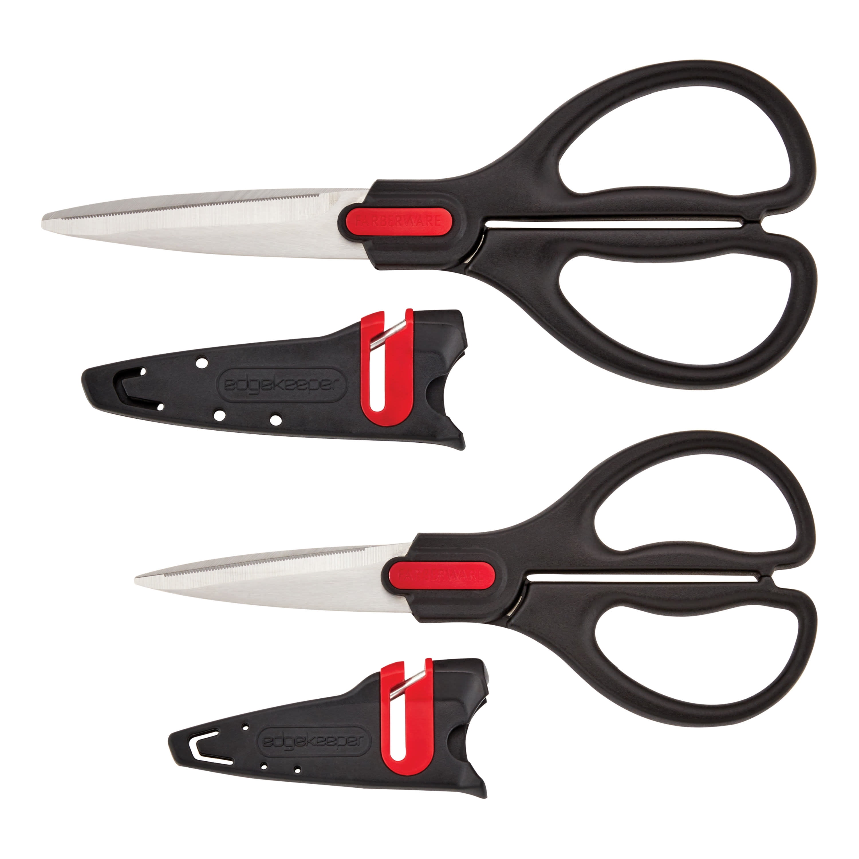 Farberware EdgeKeeper Set Of 2 All Purpose And Utility Shears Sheaths