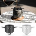 thumbnail image 4 of Kitchen tools,And Tea With Tea With Stainless With Stainless Steel Coffee And Tea Coffee Dripper Cone Coffee Filter Portable Cone Drip Coffee Paper Fine Encrypted Filter Paper Fine Dsfen Wyan, 4 of 7