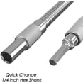 thumbnail image 6 of 4 Pcs Flexible Drill Bit Extension, Soft Drill Connection Adaptor Screwdriver Extension Shaft for Power Drill, 6 of 9