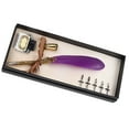 thumbnail image 4 of Calligraphy Pen, Scientific Grip Design Stainless Steel Glass Material Feather Pen  For Creation For Calligraphy Practice, 4 of 8