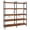 Rustic Brown, variant on Amadwell 5-Tier Bookshelf with 10 Open Shelves, 47" Freestanding Bookcase, Sturdy Metal Frame, for Living Room, Brown