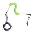 thumbnail image 3 of Vsenkes Coiled Surfboard Leash Lightweight Paddle Leash for Outdoor Shortboard Kayak Green, 3 of 9