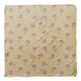 thumbnail image 4 of Bimba Beige Grandiflora Roses Floral Pure Silk Printed Scarf Dupatta Head Neck Wrap Bandanas For Women 40 x 80 Inches, 4 of 6