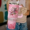 thumbnail image 3 of Personalized Dragon Tumbler Custom Name 40oz Vacuum Insulated Travel Cup for Girls, 3 of 6